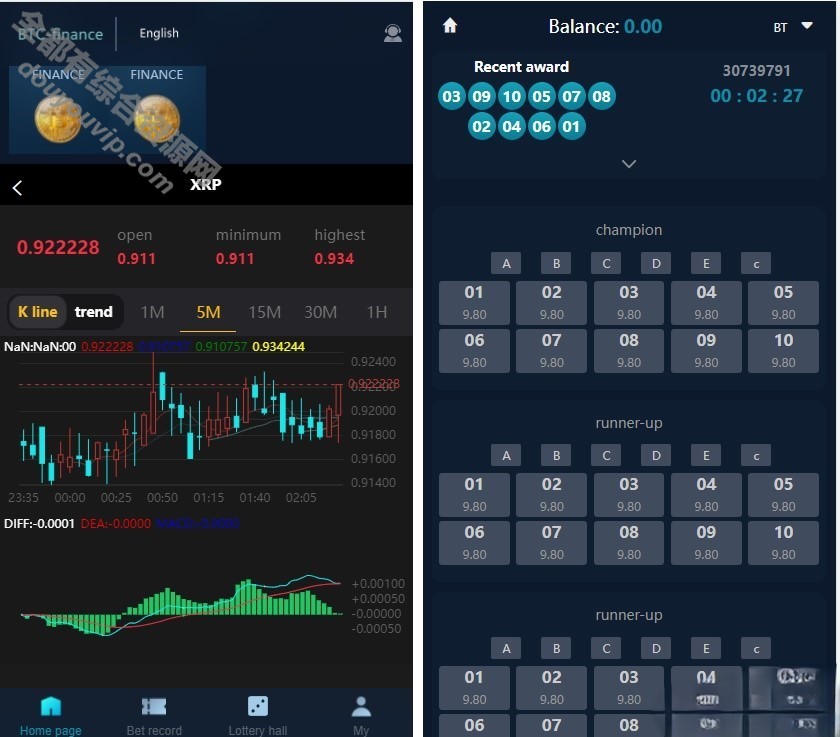 二开版聚星微盘聚星UI纯英文版源码-支持pc +h5自顺应 –游戏+时候盘-免费下载7265 作者:逐日更新 帖子ID:331 免费下载,源代码