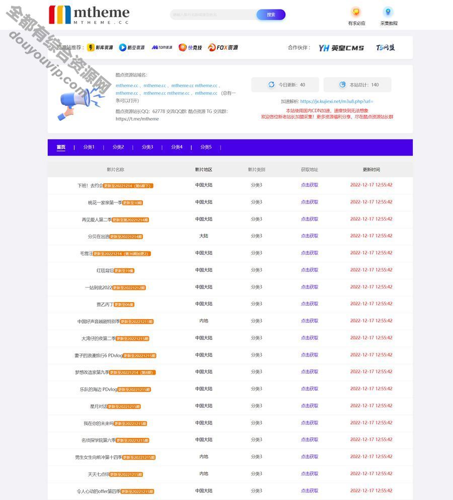 仿T5资本站收集资本站-影视资本分享网站苹果CMS模板5818 作者:逐日更新 帖子ID:790 苹果CMS,T5资本站,影视资本模板,资本站系统