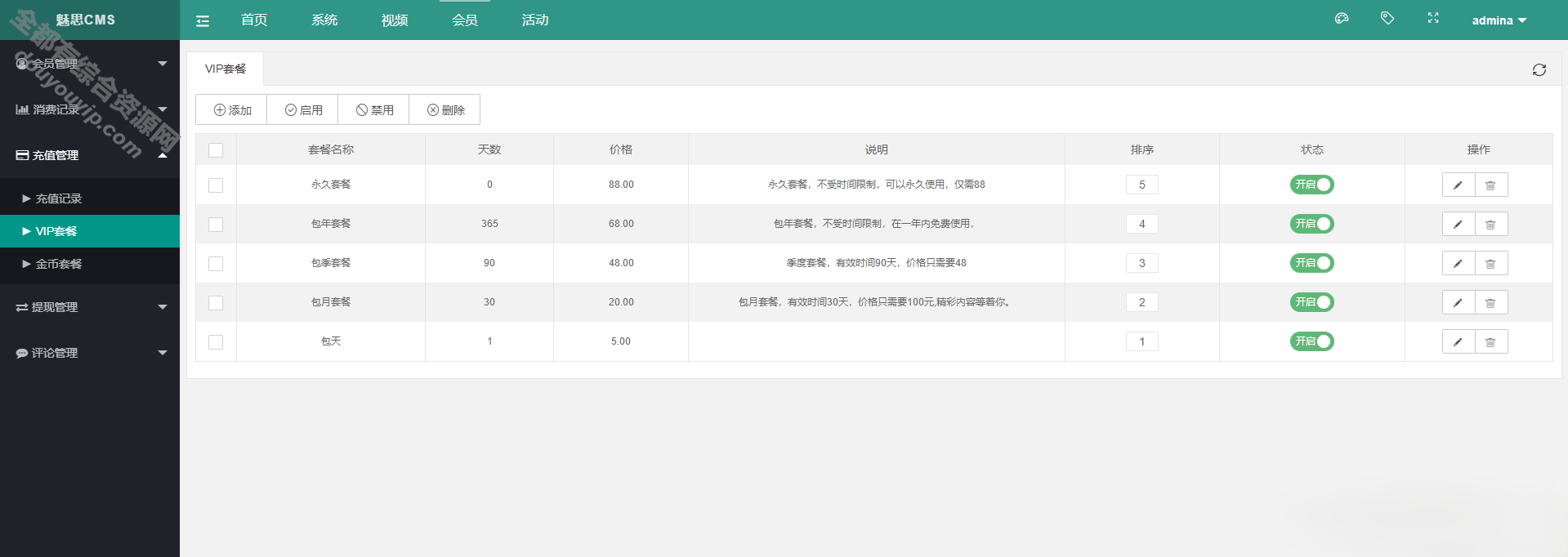 一款全新V20魅思正规视频系统_视频APP_完整可用190 作者:逐日更新 帖子ID:822 魅思视频系统,视频app系统,APP视频源码,视频源码