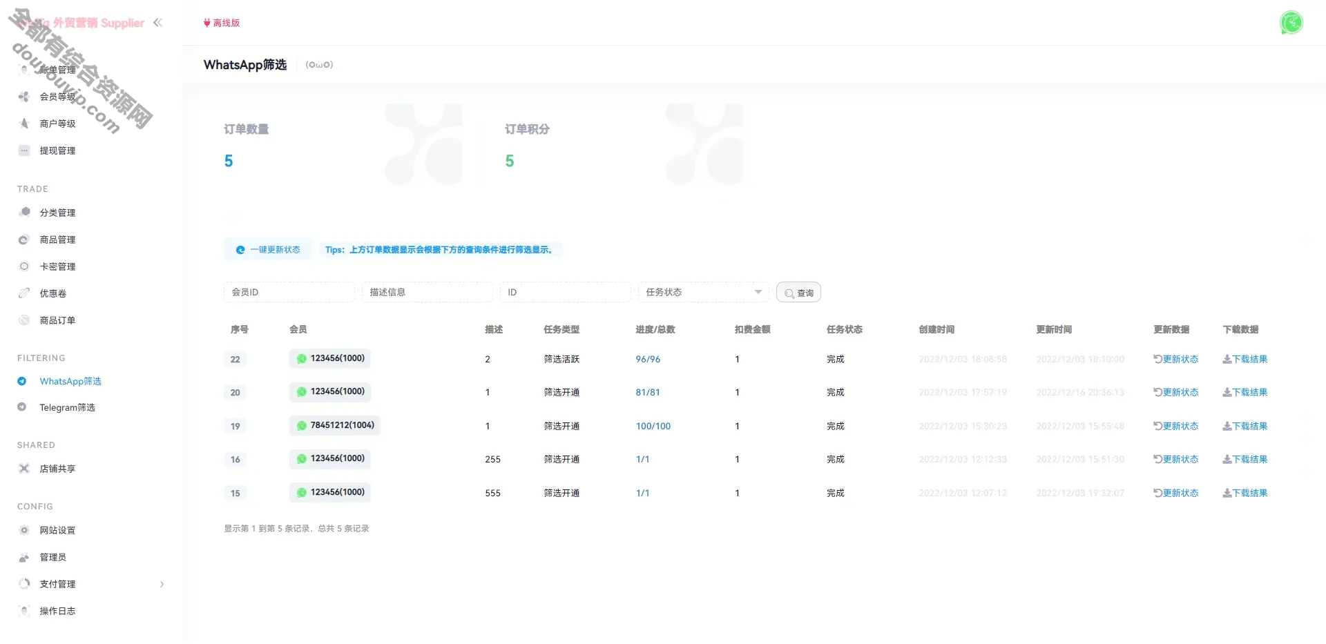 WhatsApp挑选Ws/Tg外贸营销Supplier推特号/Channel交际账号/FB号/谷歌号/小火箭Ws2308 作者:逐日更新 帖子ID:1481 WhatsApp,Tg外贸营销