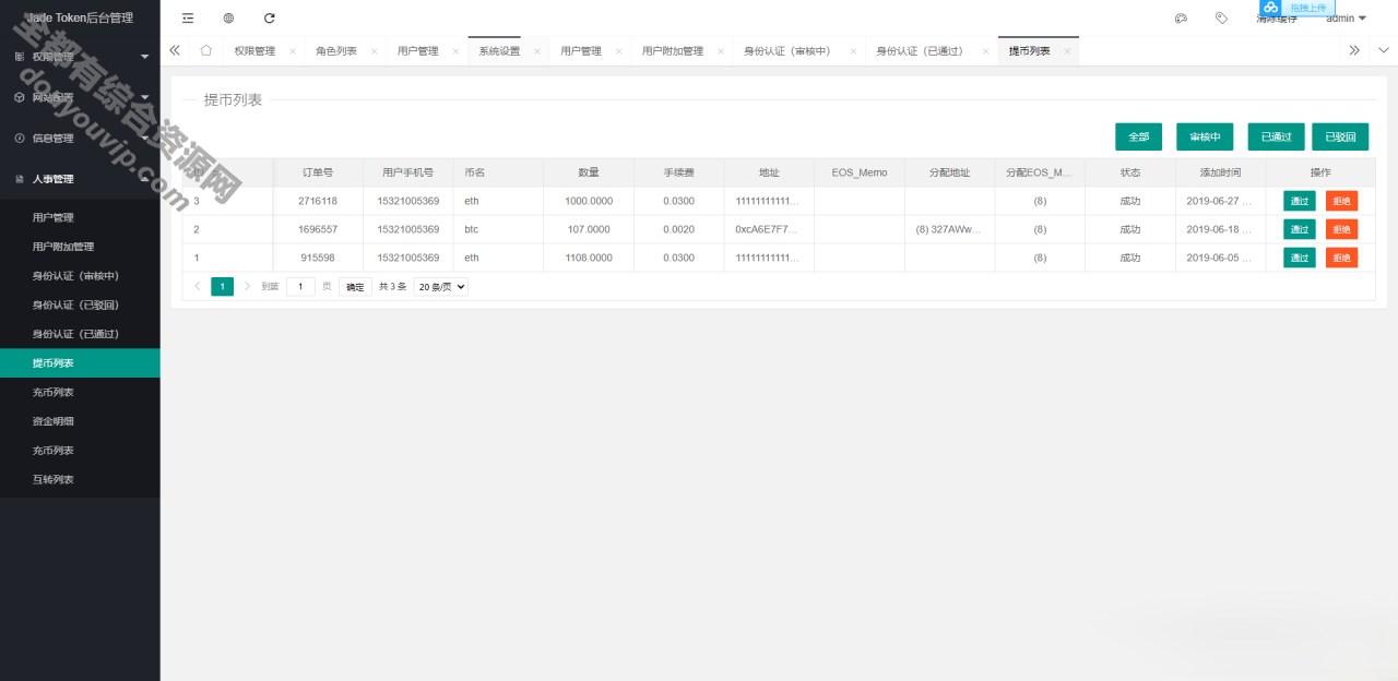 一款功用周全多币种区块链买卖所源码 最新价格走势+存取功用齐全+带怀孕份认证571 作者:逐日更新 帖子ID:1978 源码