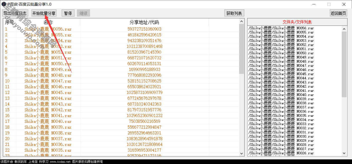 P歪皮V1.2212.1·百度云批量分享软件工具9569 作者:逐日更新 帖子ID:2785 批量分享,P歪皮