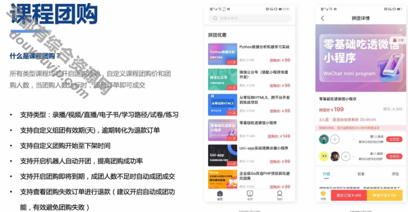 在线培训 常识付费系统源码（pc+小法式+h5+app）前端背景完整源码6308 作者:逐日更新 帖子ID:3406 背景治理,源代码,小法式,微信,直播